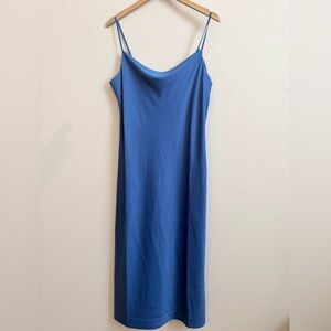 Banana Republic Blue Slip Dress – Size L (NWT)